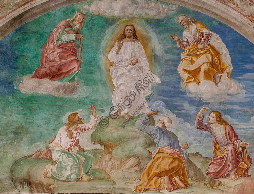Fresco of The Transfiguration of Christ by Giovanni Antonio de Sacchis known as Pordenone in the Church of SS. Annunziata, Cortemaggiore
