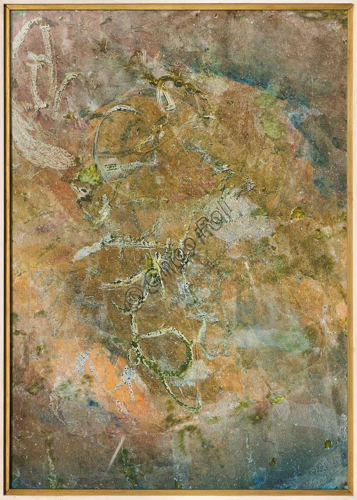 Monotype Without Title by Italian contemporary artist Vanni Ermanno, Assicoop Unipol Collection
