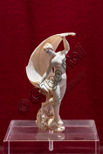 Statuetta in avorio Venere Marina, Galleria Nazionale dell'Umbria Perugia, scultura barocca