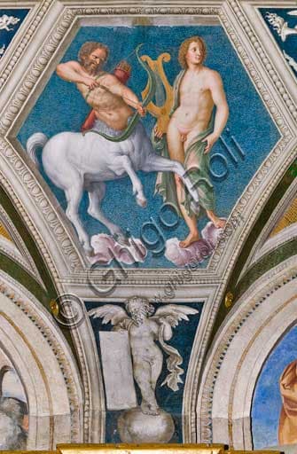 Fresco Apollo and Centaur Sagittarius, Loggia di Galatea, Villa Farnesina Rome