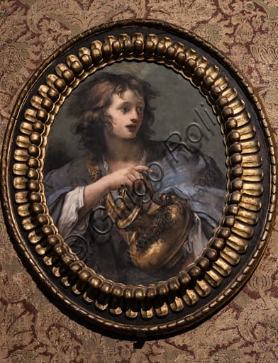 Fresco Hylas and the Golden Vase by Italian painter Baldassarre Franceschini, known as Volterrano, 17th century